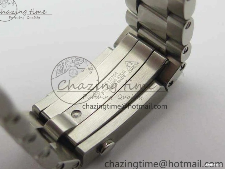 0218 Planet Ocean Master Chrono SS OM 1:1 Best Edition Gray Dial On SS Bracelet A9900 V Efficient 8116